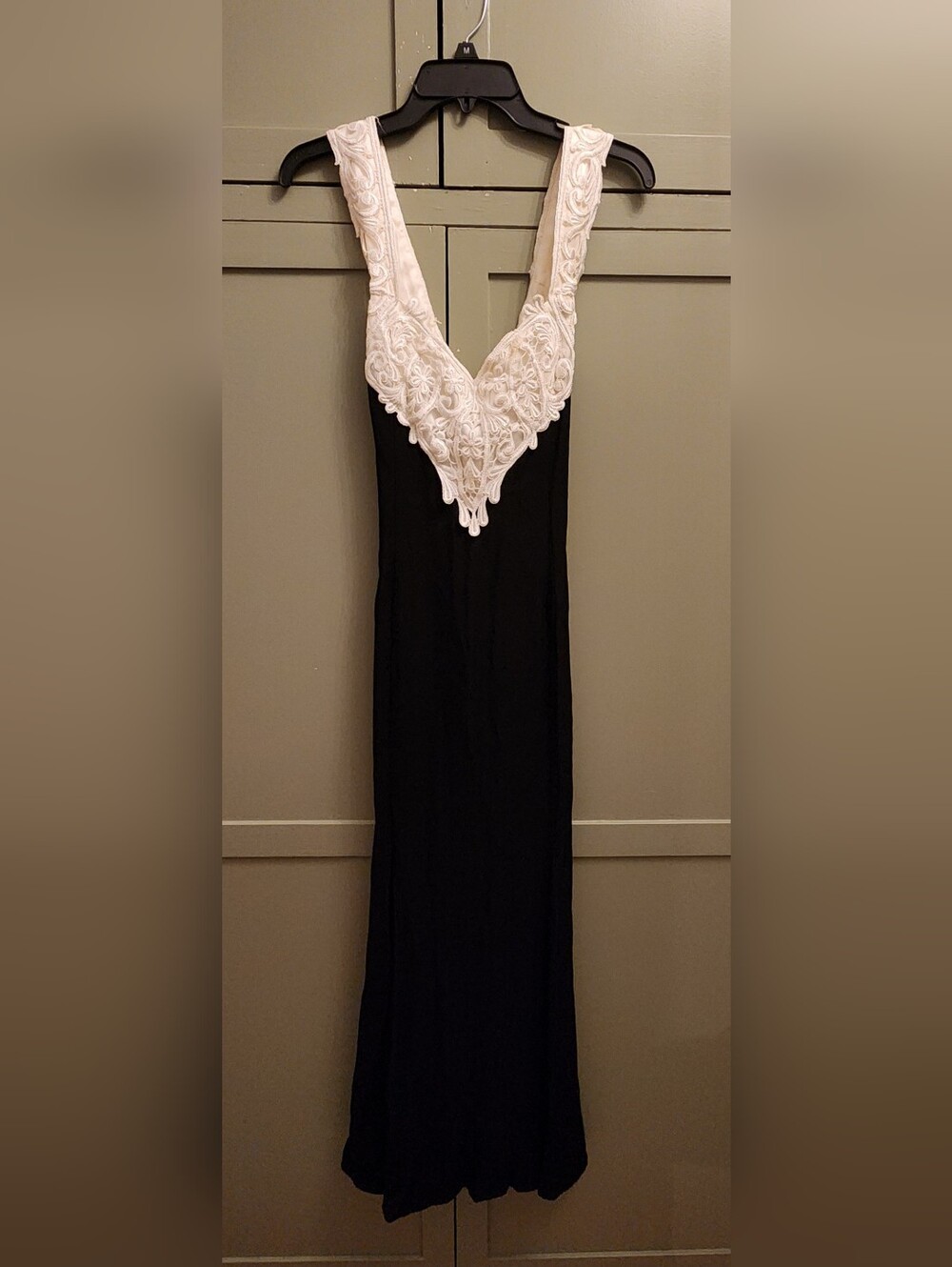 Scott McClintock Vintage Lace Top Formal Dress